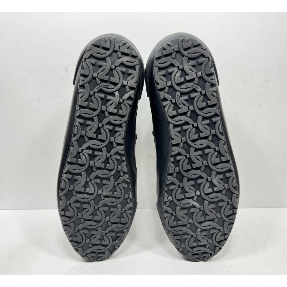 Salvatore Ferragamo Nile Neoprene Sock Sneakers Black Men's Size 11.5 M Slip On